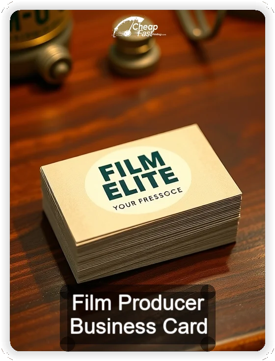 Film Producer business card design sample