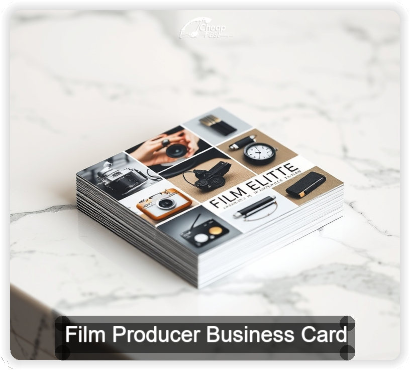 Film Producer business card design sample