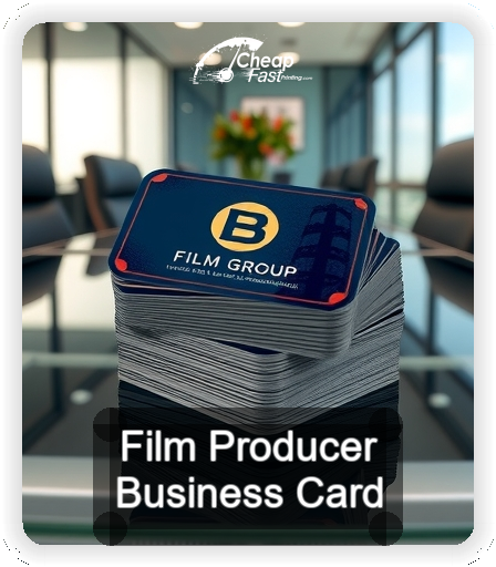 Film Producer business card design sample