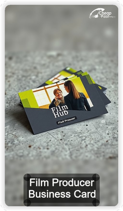 Film Producer business card design sample