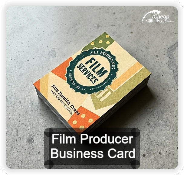 Film Producer business card design sample
