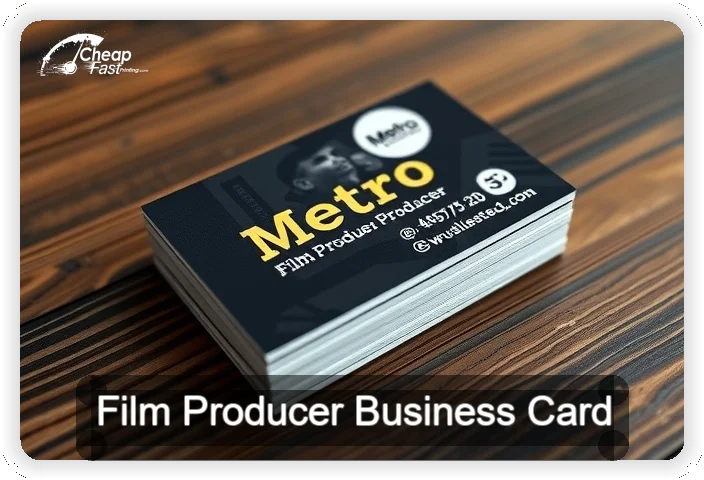 Film Producer business card design sample