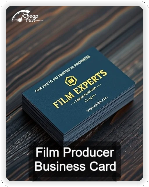 Film Producer business card design sample