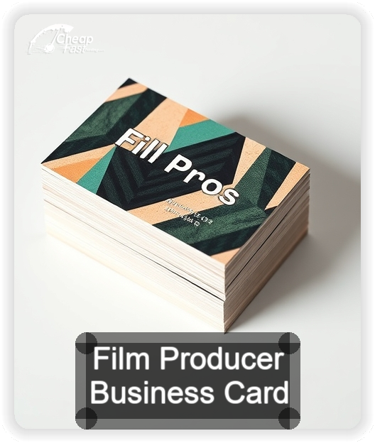 Film Producer business card design sample