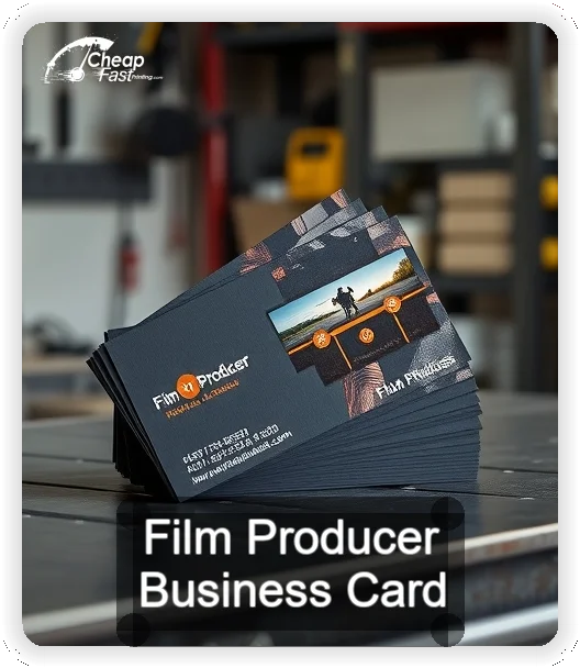 Film Producer business card design sample