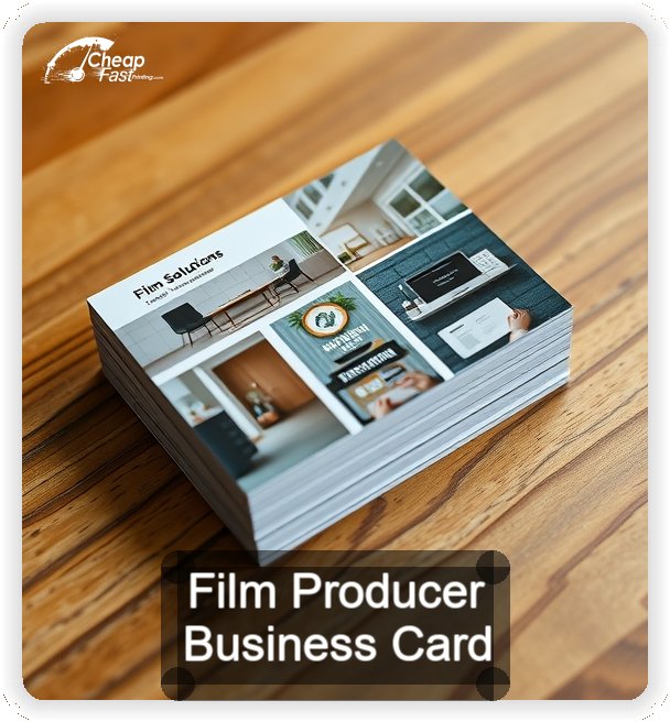 Film Producer business card design sample