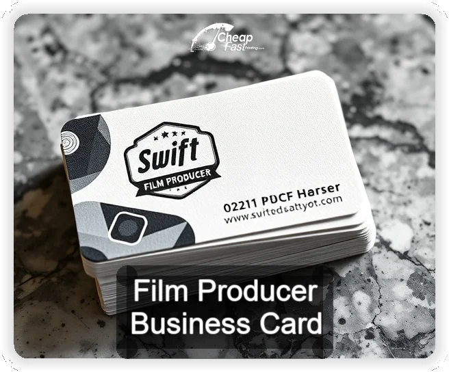 Film Producer business card design sample