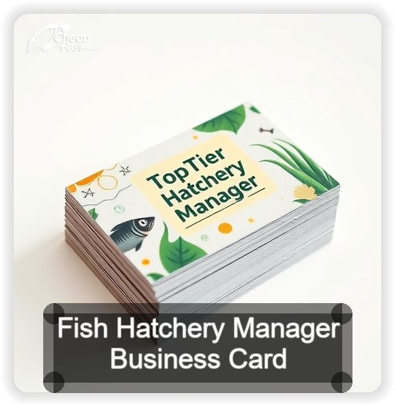 Fish Hatchery Manager business card design sample