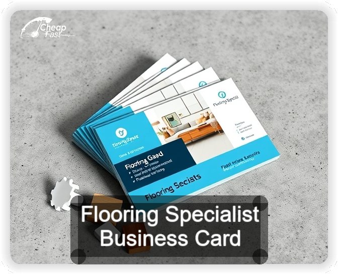 Flooring Specialist business card design sample