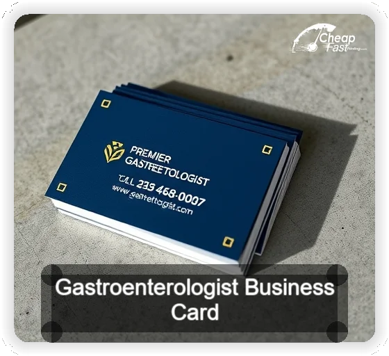 Gastroenterologist business card design sample