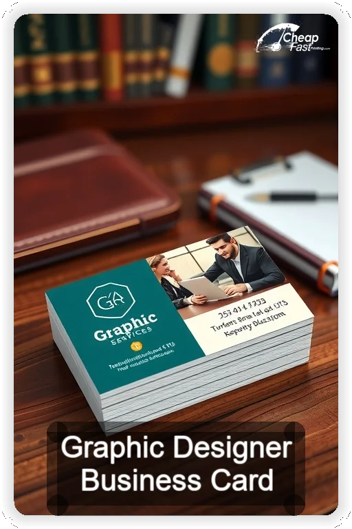 Graphic Designer business card design sample