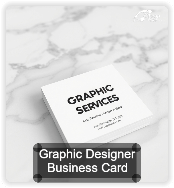 Graphic Designer business card design sample