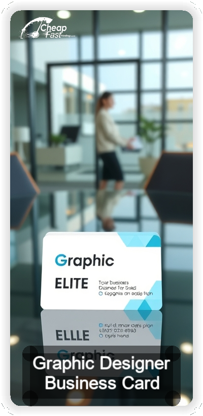 Graphic Designer business card design sample
