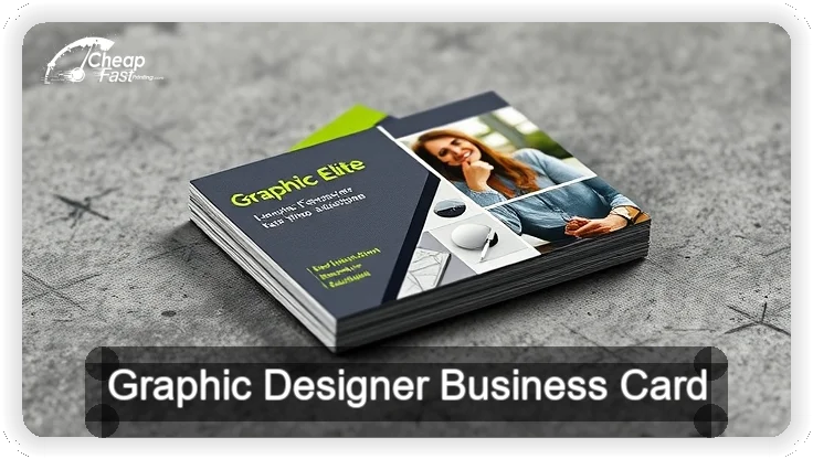 Graphic Designer business card design sample