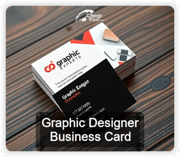 Graphic Designer business card design sample