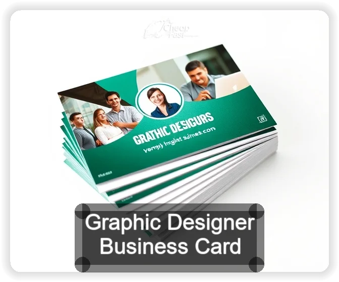 Graphic Designer business card design sample