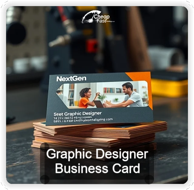 Graphic Designer business card design sample