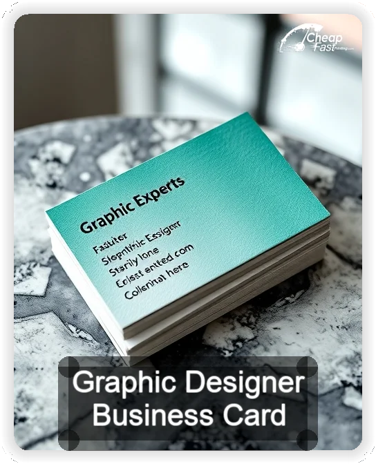 Graphic Designer business card design sample