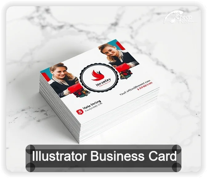 Illustrator business card design sample