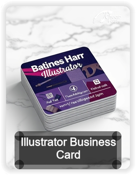 Illustrator business card design sample