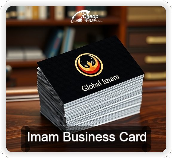 Imam business card design sample