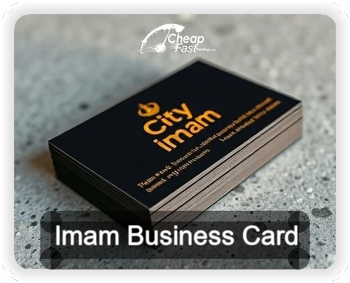 Imam business card design sample