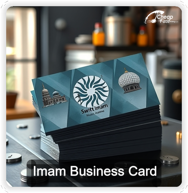 Imam business card design sample