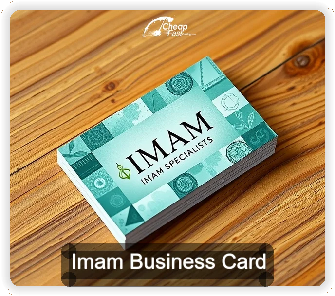 Imam business card design sample