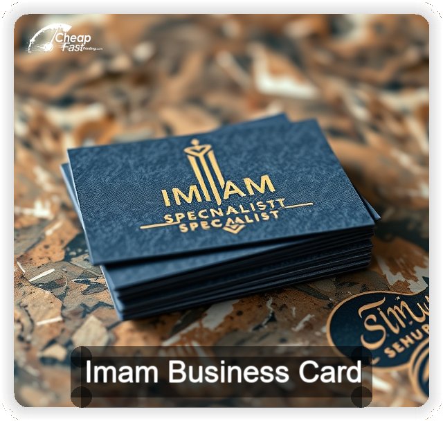 Imam business card design sample