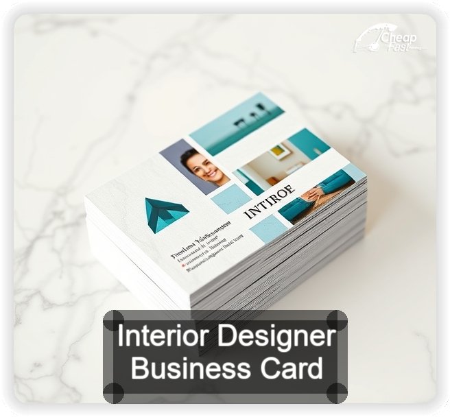 Interior Designer business card design sample