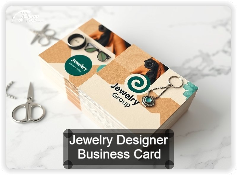 Jewelry Designer business card design sample