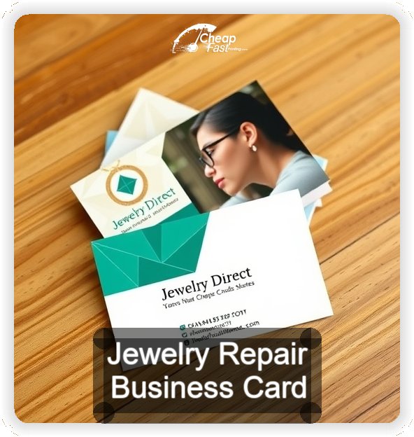 Jewelry Repair business card design sample