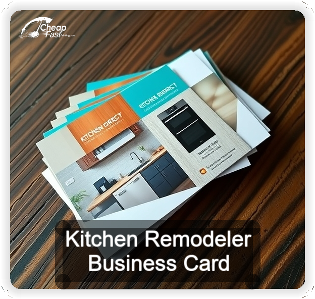 Kitchen Remodeler business card design sample