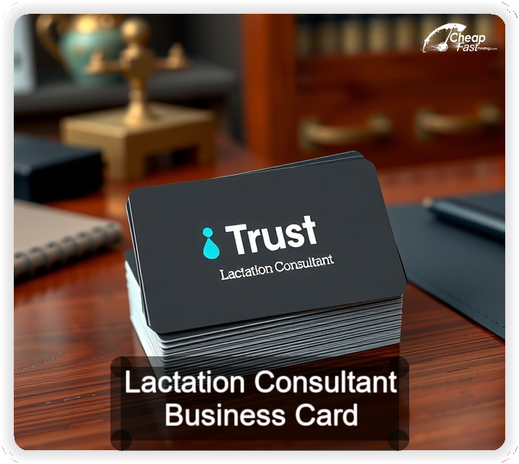 Lactation Consultant business card design sample