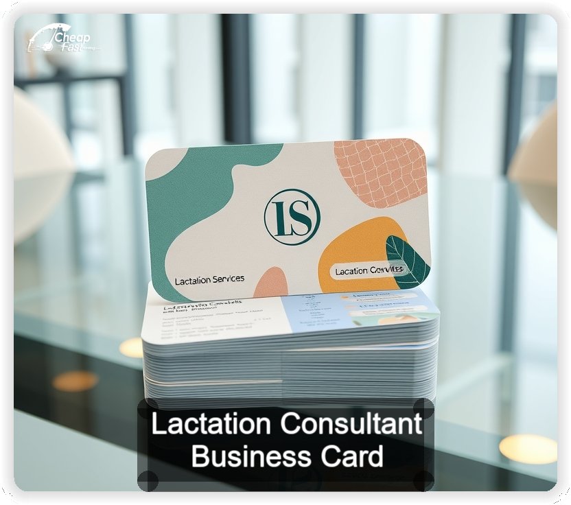 Lactation Consultant business card design sample