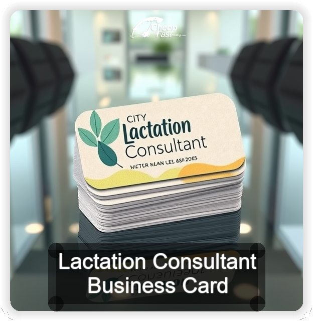 Lactation Consultant business card design sample
