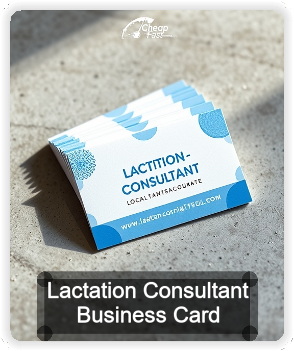 Lactation Consultant business card design sample