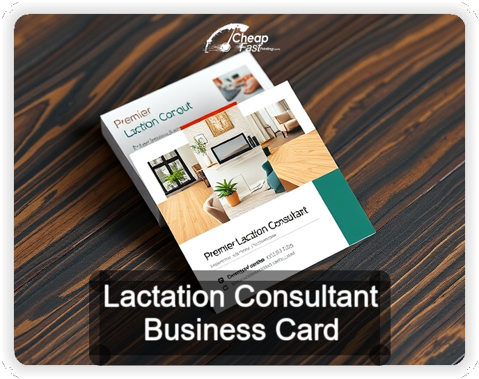 Lactation Consultant business card design sample