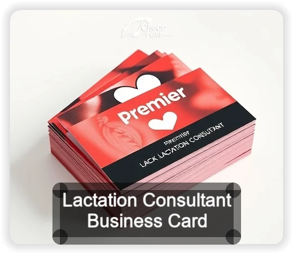 Lactation Consultant business card design sample