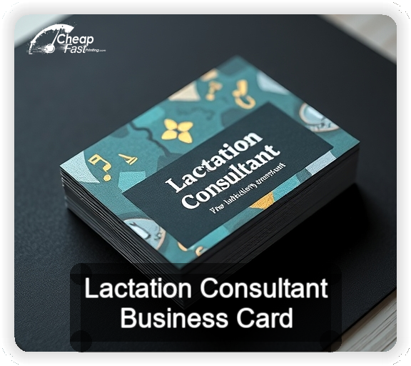 Lactation Consultant business card design sample