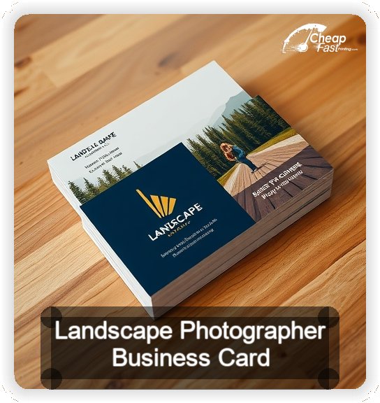 Landscape Photographer business card design sample