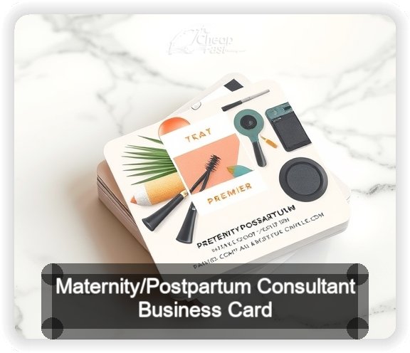Maternity Postpartum Consultant business card design sample