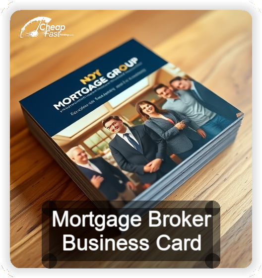 Mortgage Broker business card design sample