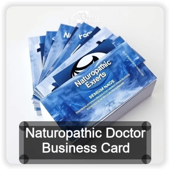 Naturopathic Doctor business card design sample