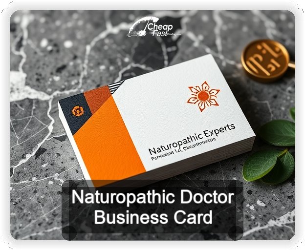 Naturopathic Doctor business card design sample
