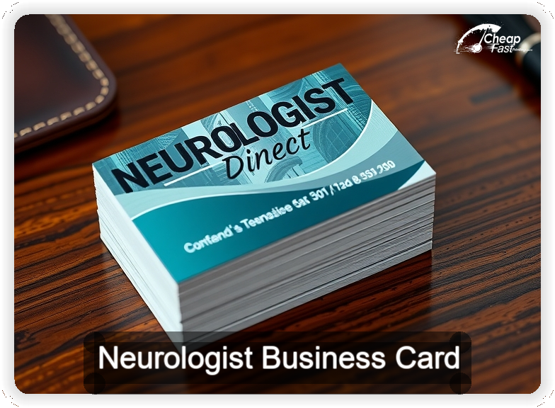 Neurologist business card design sample