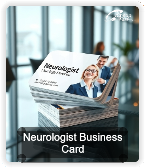 Neurologist business card design sample