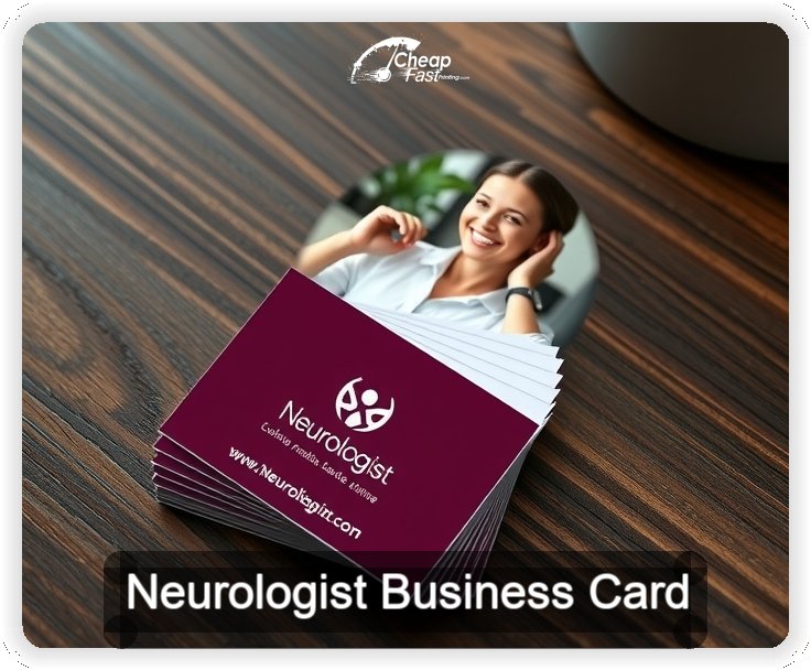 Neurologist business card design sample