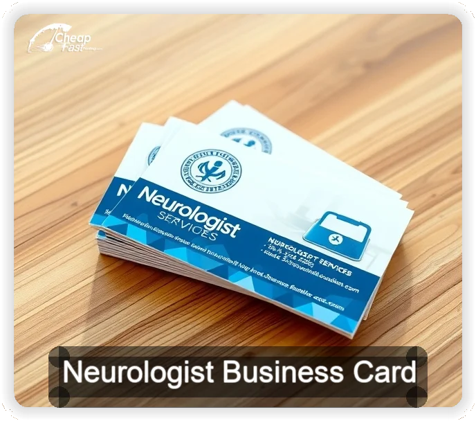 Neurologist business card design sample