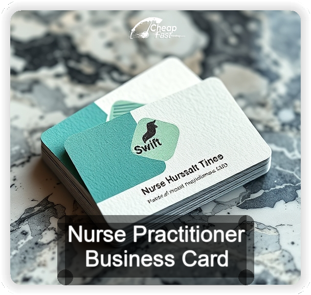 Nurse Practitioner business card design sample